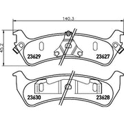 Mintex Rear Brake Pad Set MDB1933