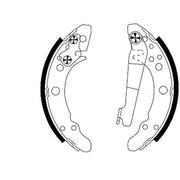 Mintex 4 x Brake Shoe Set Axle Kit MFR175