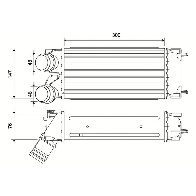 Valeo Intercooler (Charge Air Cooler) 881569