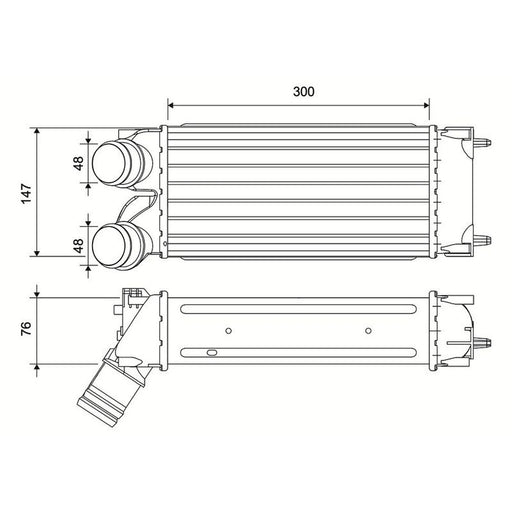 Valeo Intercooler (Charge Air Cooler) 881569