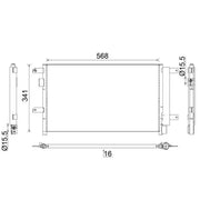 Mahle Air Conditioning Condenser AC 857 000S