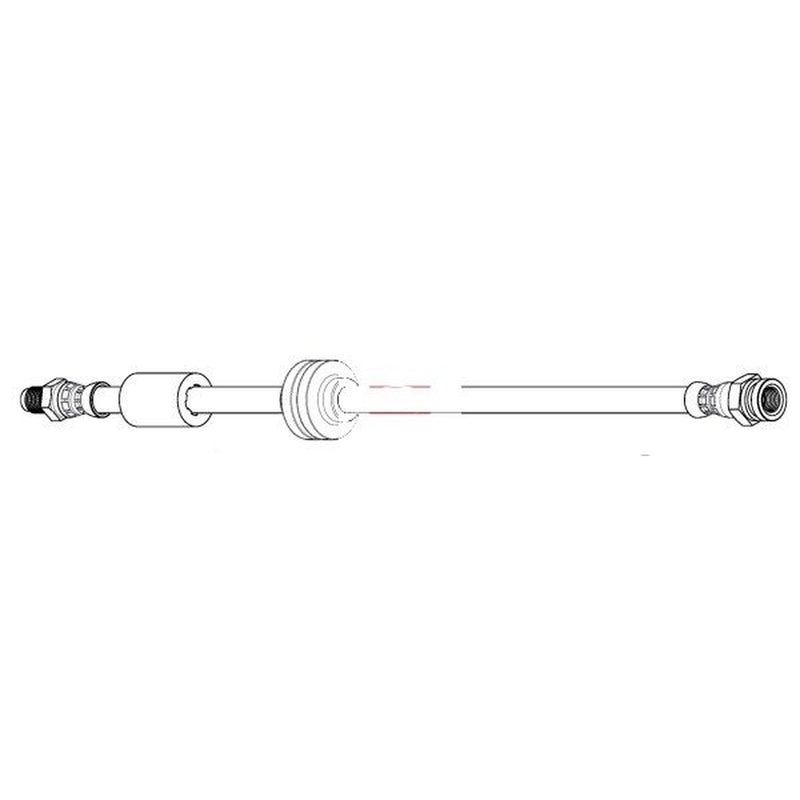 Apec Brake Hydraulic Hose Line Rear HOS4481