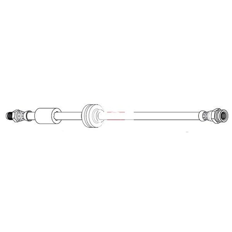 Apec Brake Hydraulic Hose Line Rear HOS4481