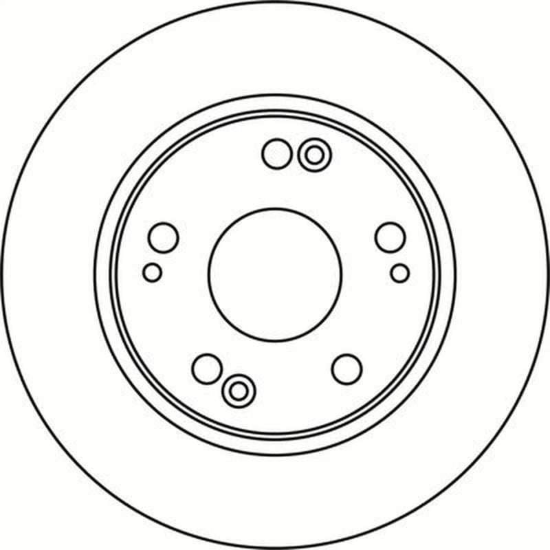 Abtex 2 x Solid Rear Brake Discs BD1111S