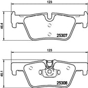 DON Rear Brake Pad Set PCP1042