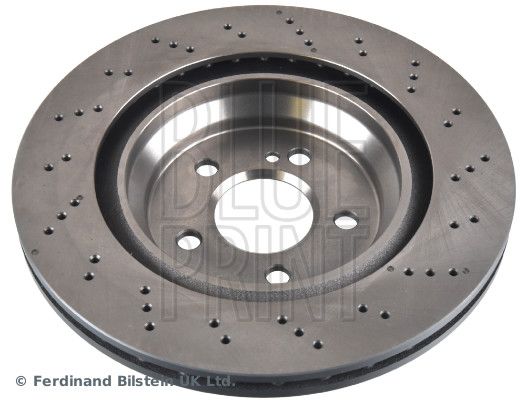 Blue Print 2 x Brake Disc Set Perforated/Vented Rear