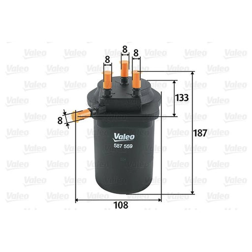 Valeo Fuel Filter Element 587559