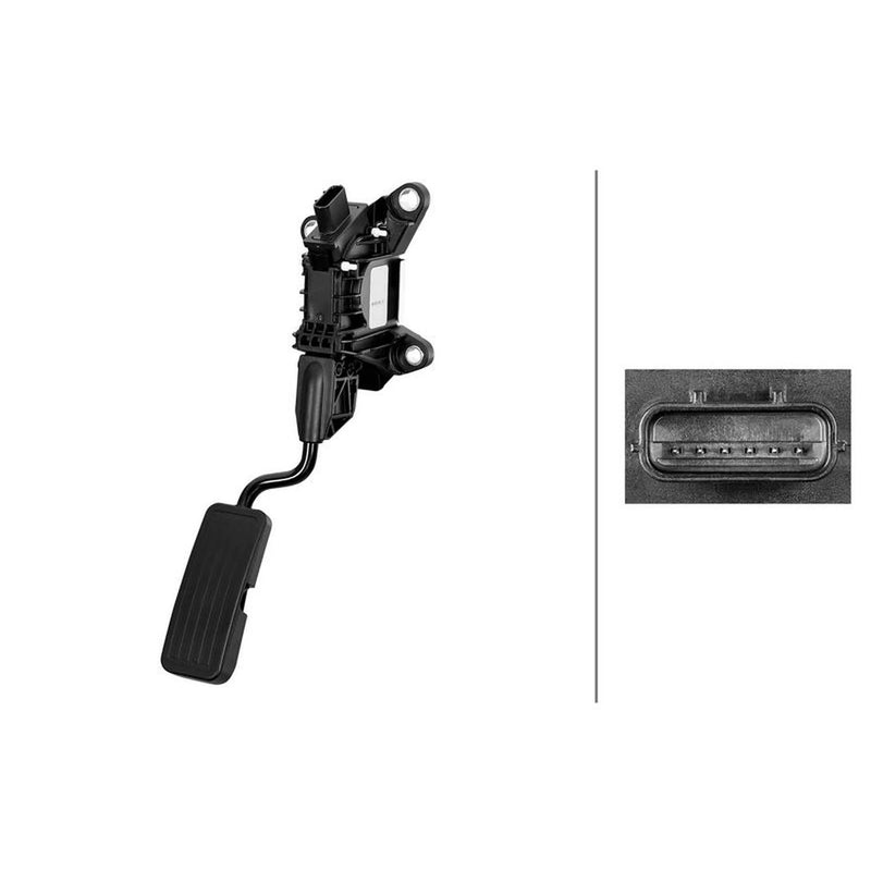 Hella Accelerator Pedal Position Sensor 6PV 011 673-711