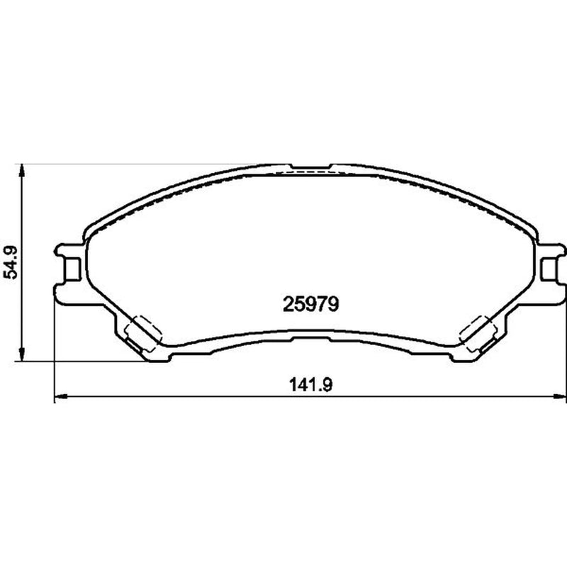 Mintex Front Brake Pad Set MDB3427