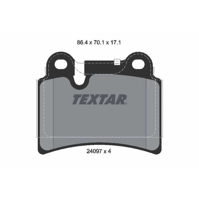 Textar Rear Brake Pad Set 2409701