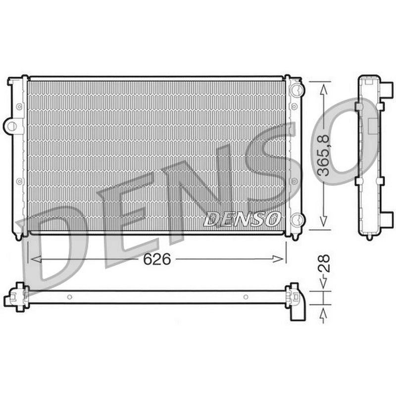 Denso Engine Radiator DRM32027