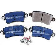 Borg & Beck 4 x Rear Brake Pad Set BBP1773