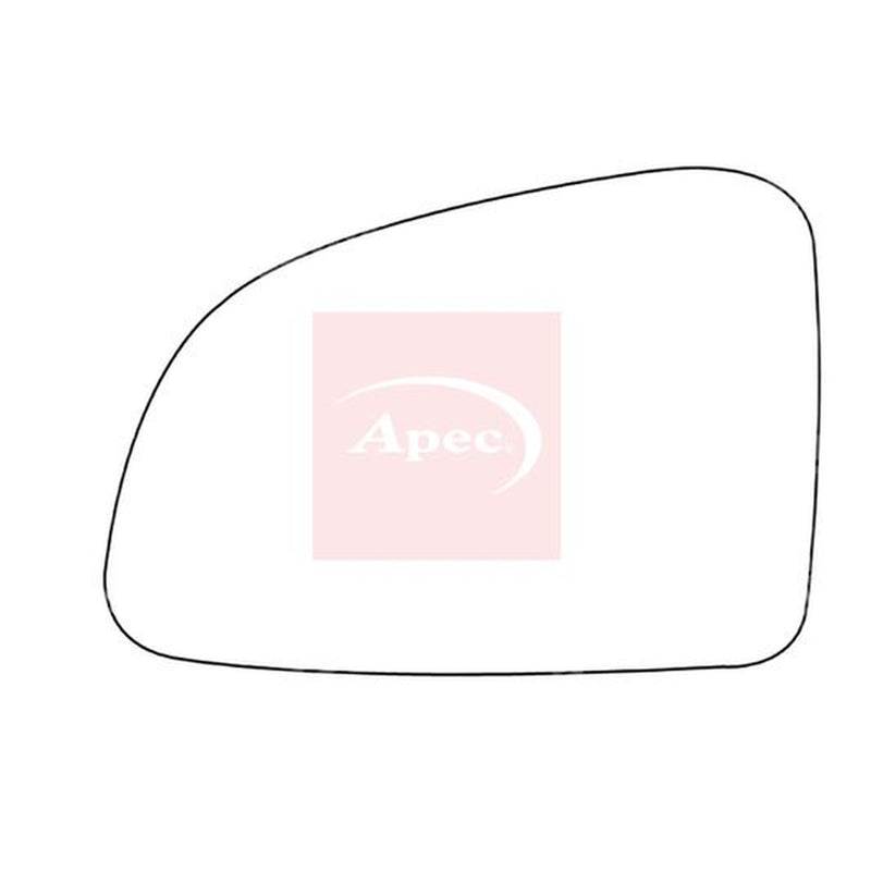 Apec Exterior Wing Mirror Glass Left AMS2687