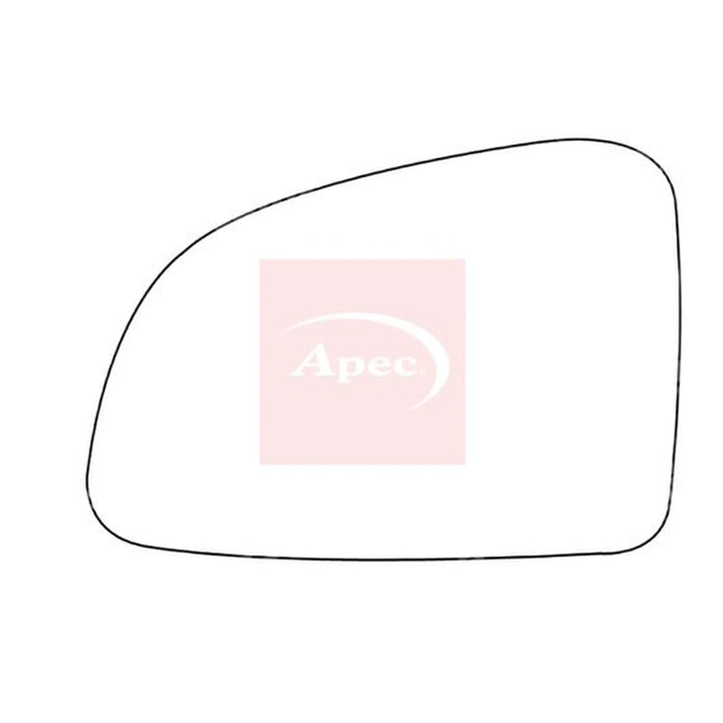 Apec Exterior Wing Mirror Glass Left AMS2687