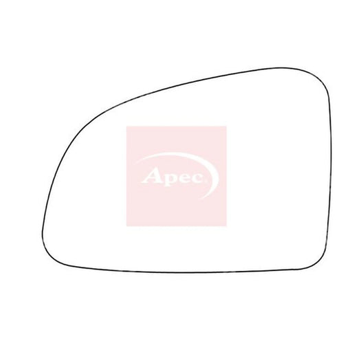 Apec Exterior Wing Mirror Glass Left AMS2687