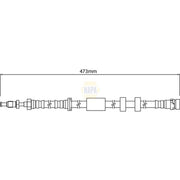 NAPA Brake Hydraulic Hose Line Front NBH1219