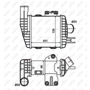 NRF Intercooler (Charge Air Cooler) 30371