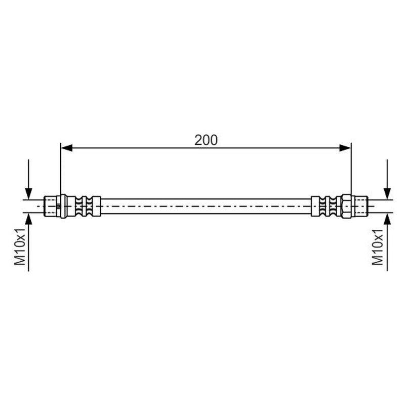 Bosch Brake Hydraulic Hose Line inner 1 987 476 403