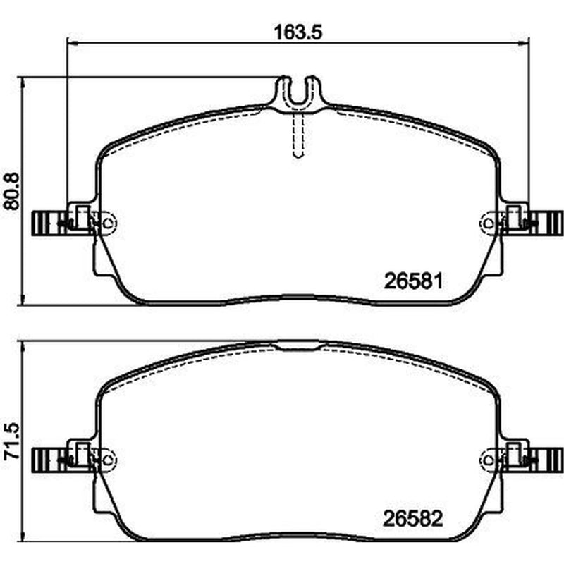 DON Front Brake Pad Set PCP2073