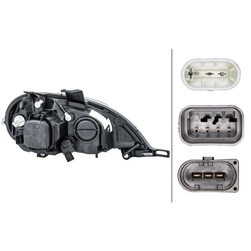 Hella Headlight Headlamp PY21W Left 1EL 223 151-171