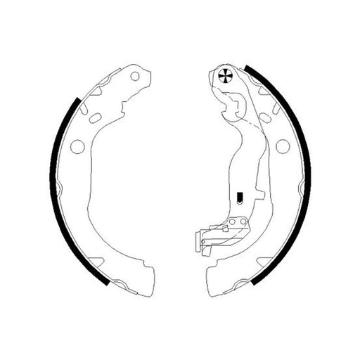 Textar Brake Shoe Set Axle Kit 91082900