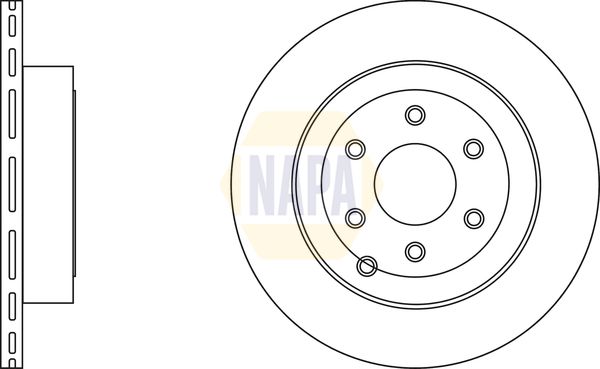 NAPA Front Vented & Rear Vented Brake Discs & Pads fits INFINITI NISSAN RENAULT