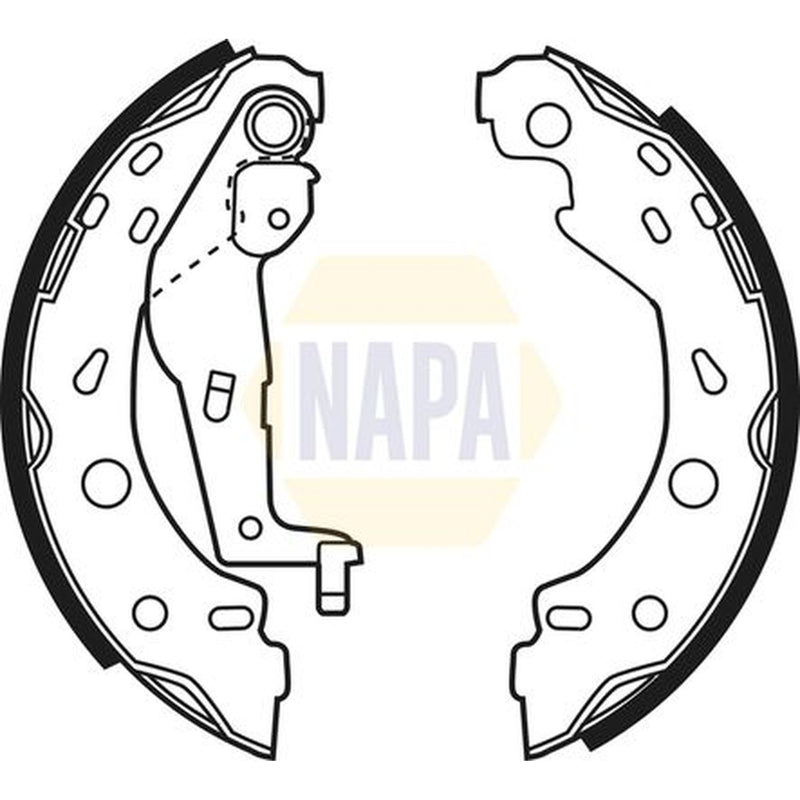 NAPA Brake Shoe Set Axle Kit NBS1040