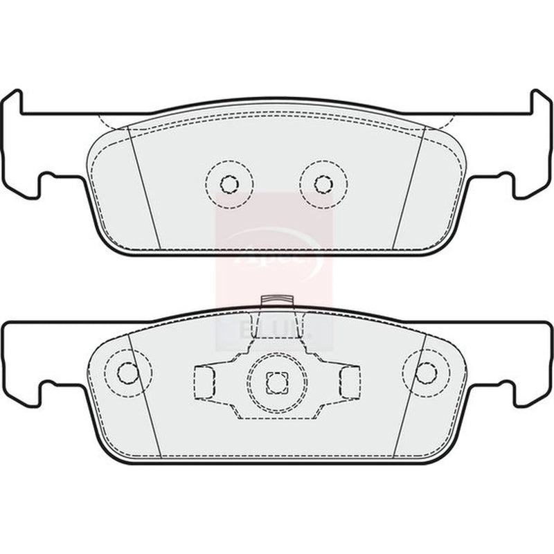 Apec Front Brake Pad Set PD3370