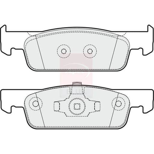 Apec Front Brake Pad Set PD3370