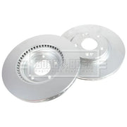 Borg & Beck 2 x Vented Front Brake Discs BBD6352