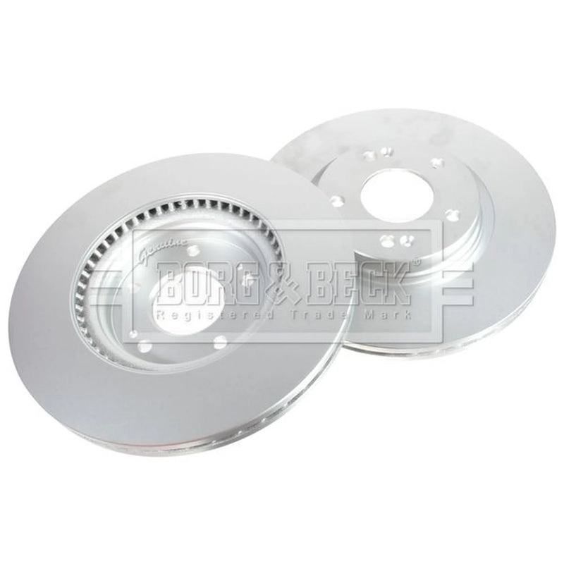 Borg & Beck 2 x Vented Front Brake Discs BBD6352
