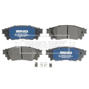 Borg & Beck 4 x Rear Brake Pad Set BBP2559