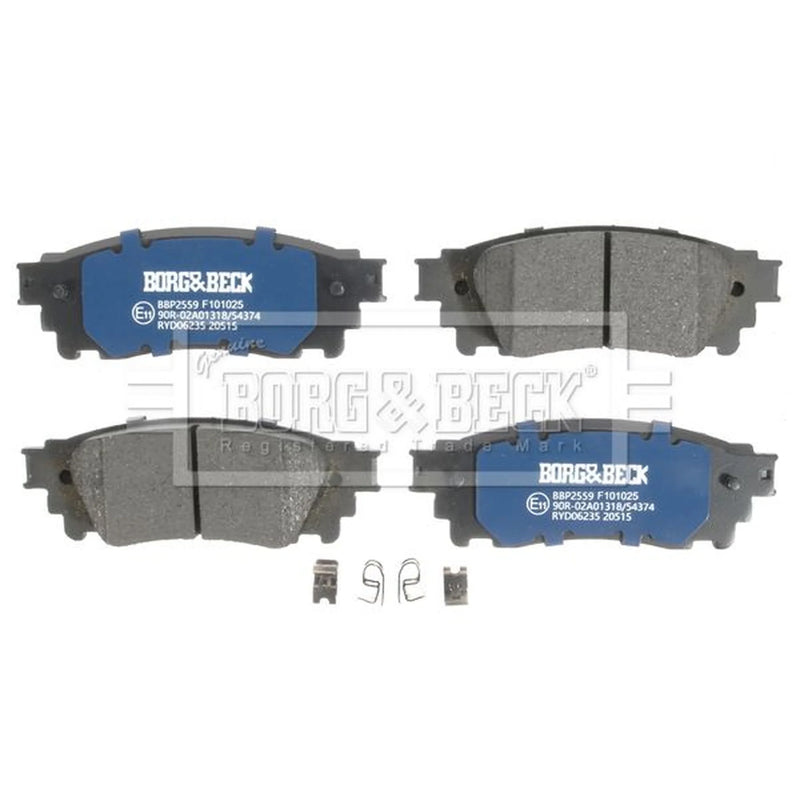 Borg & Beck 4 x Rear Brake Pad Set BBP2559
