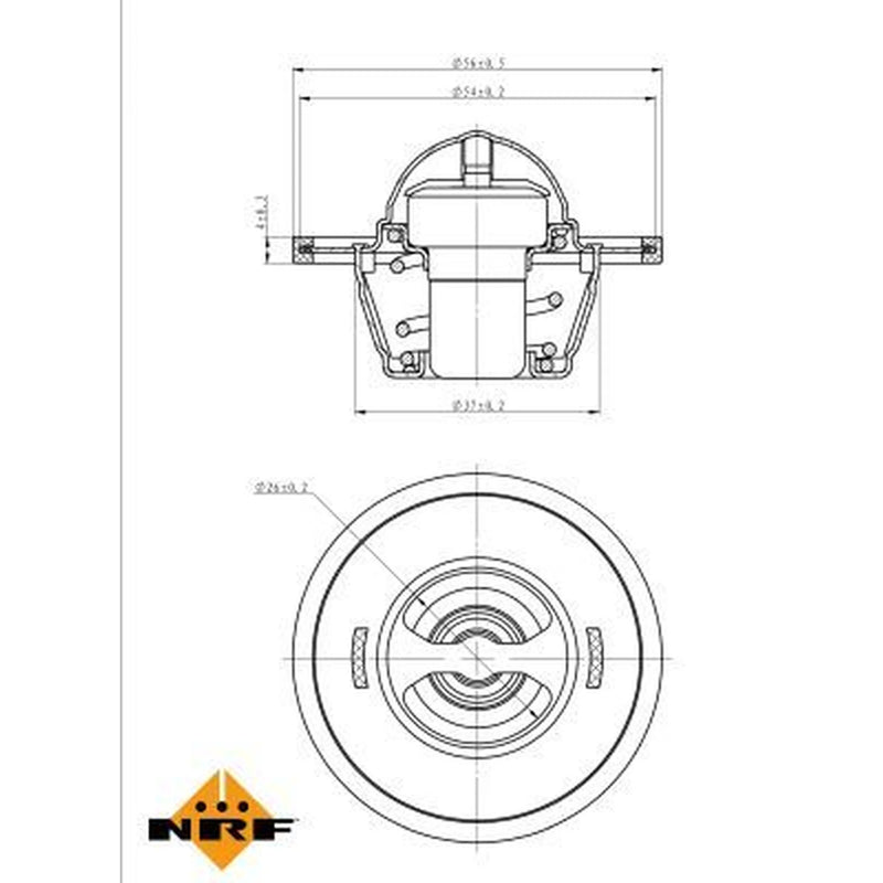NRF Thermostat,Coolant 725156