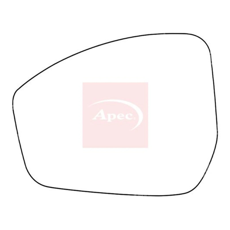 Apec Exterior Wing Mirror Glass Left AMS2671