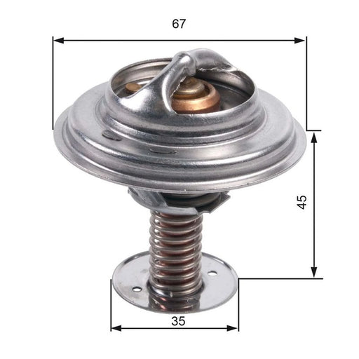 Gates Thermostat,Coolant TH45682G1