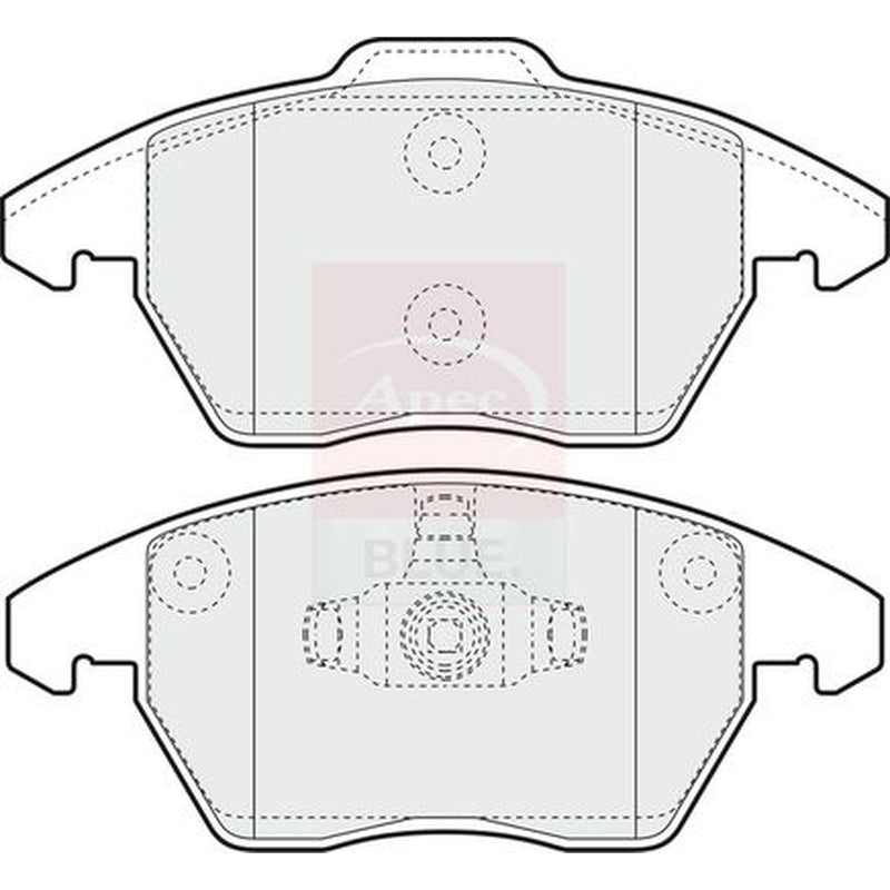 Apec Front Brake Pad Set PD3195