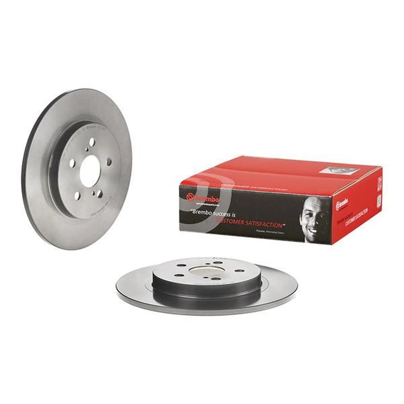 Brembo 2 x Solid Rear Brake Discs 08.D416.11