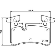 Mintex Rear Brake Pad Set MDB3143