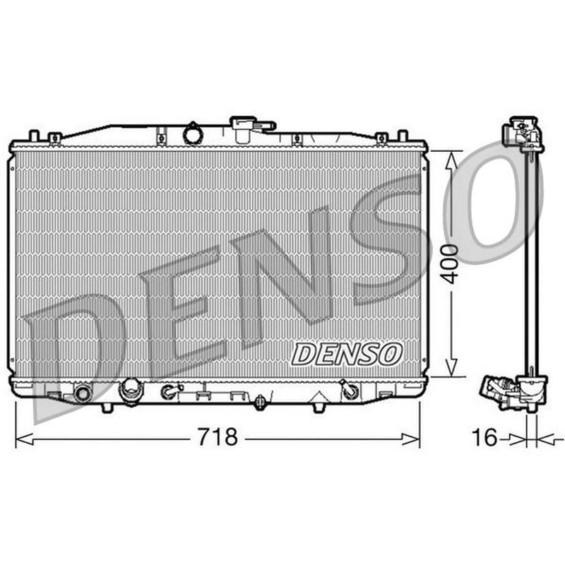 Denso Engine Radiator DRM40023