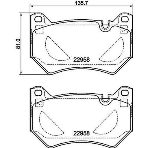 Mintex Front Brake Pad Set MDB4088