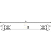 NAPA Brake Hydraulic Hose Line Rear NBH1284