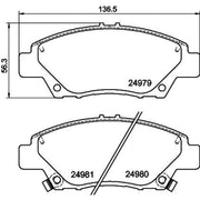 DON Front Brake Pad Set PCP1243