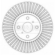 Borg & Beck 2 x Vented Front Brake Discs BBD4560