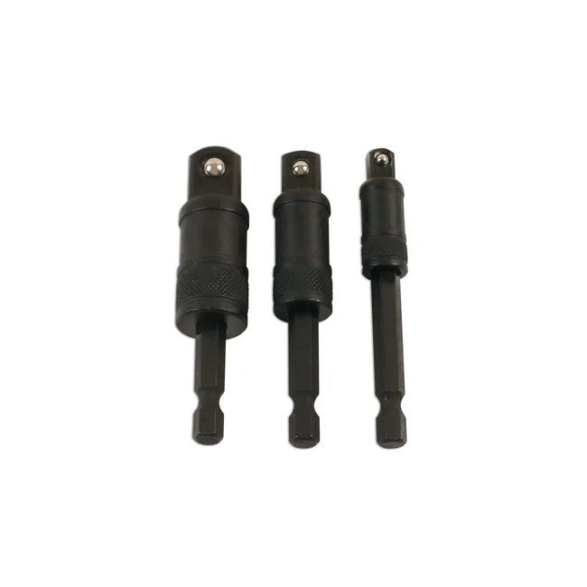 Laser Tools Impact Quick Locking Socket Adaptor Set 3pc 75-150mm