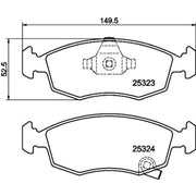 DON Front Brake Pad Set PCP1321