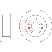 Apec 2 x Solid Front Brake Discs DSK3036