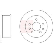 Apec 2 x Solid Front Brake Discs DSK3036