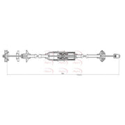 Apec Clutch Control Cable Pull CAB5017