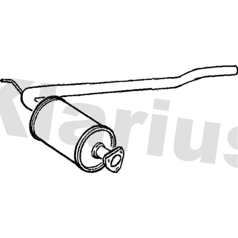 Klarius Box With Centre Pipe Centre VW572V
